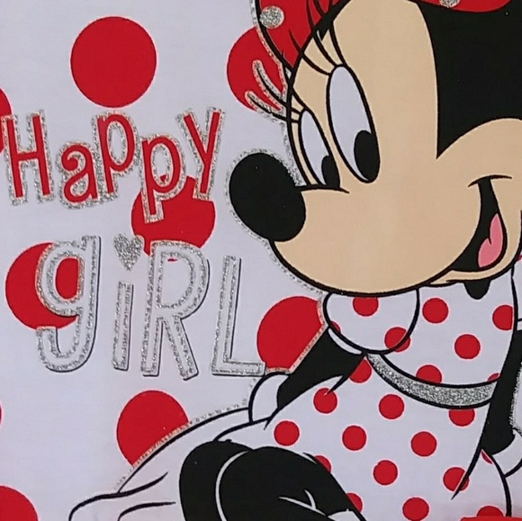 SOLD Minnie Mouse 2T & 4T Happy Girl Dress Disney - Picture 4 of 6